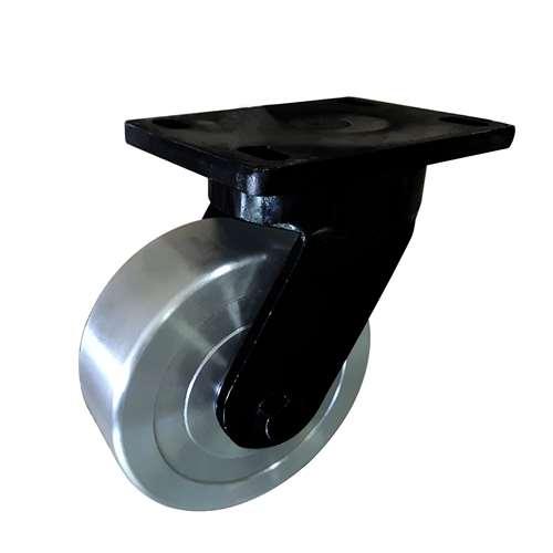 12" Caster Wheel 3307 Lbs - Cast iron PU Top Plate - fast shipping 🇺🇸