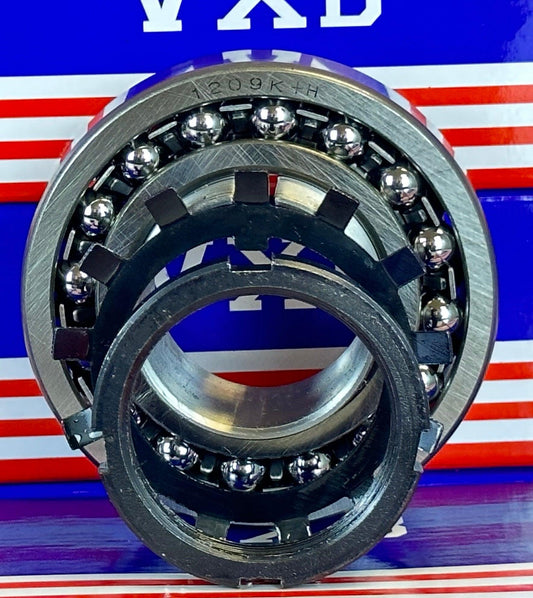1209K+H Tapered Self Aligning Ball Bearing - Adapter Sleeve 40x85x19mm - fast shipping 🇺🇸