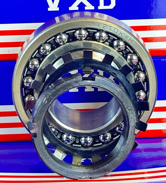 1210K+H Tapered Self Aligning Ball Bearing - Adapter Sleeve 50x90x20mm - fast shipping 🇺🇸