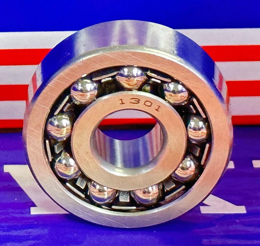 1301 Self Aligning Ball Bearing 12x37x12mm - fast shipping 🇺🇸