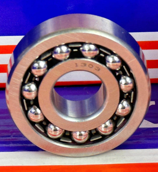1303 Self Aligning Ball Bearing 17x47x14mm - fast shipping 🇺🇸