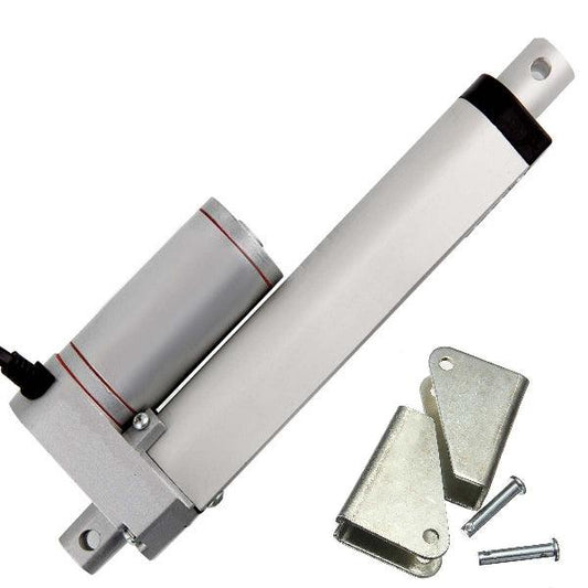 16 Inch Stroke 1000N 225 lbs DC 12 Volt Linear Actuator - mounting brackets - fast shipping 🇺🇸