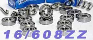 16 inline/Rollerblade Skate Bearing 8mm Bore Shielded - fast shipping 🇺🇸