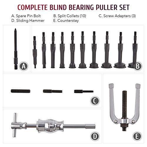 16-Piece Blind Bearing Puller Set - Durable & Versatile Kit - fast shipping 🇺🇸