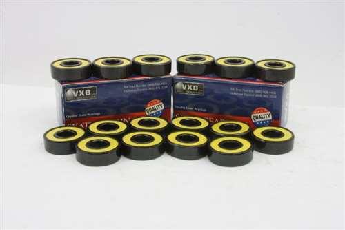 16 Sealed Skate Bearing Black - fast shipping 🇺🇸