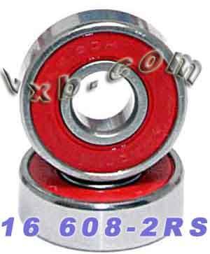 16 Sealed Skate Bearing - fast shipping 🇺🇸