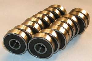 16-Pack Skate Ceramic Bearing 608-2RS Si3N4 - Sealed - fast shipping 🇺🇸