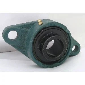 17mm Bearing UCFL203 Black Oxide Plated Insert + 2-Bolt Flanged Cast Housing Mounted Bearing - fast shipping 🇺🇸