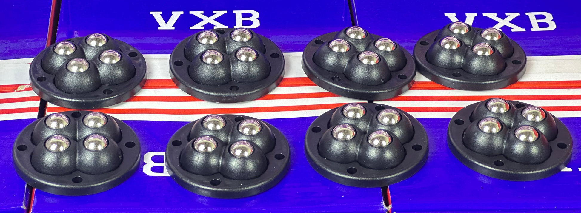 8-Pack Self Adhesive 4-Balls Caster Wheels Legs - Light Load - fast shipping 🇺🇸
