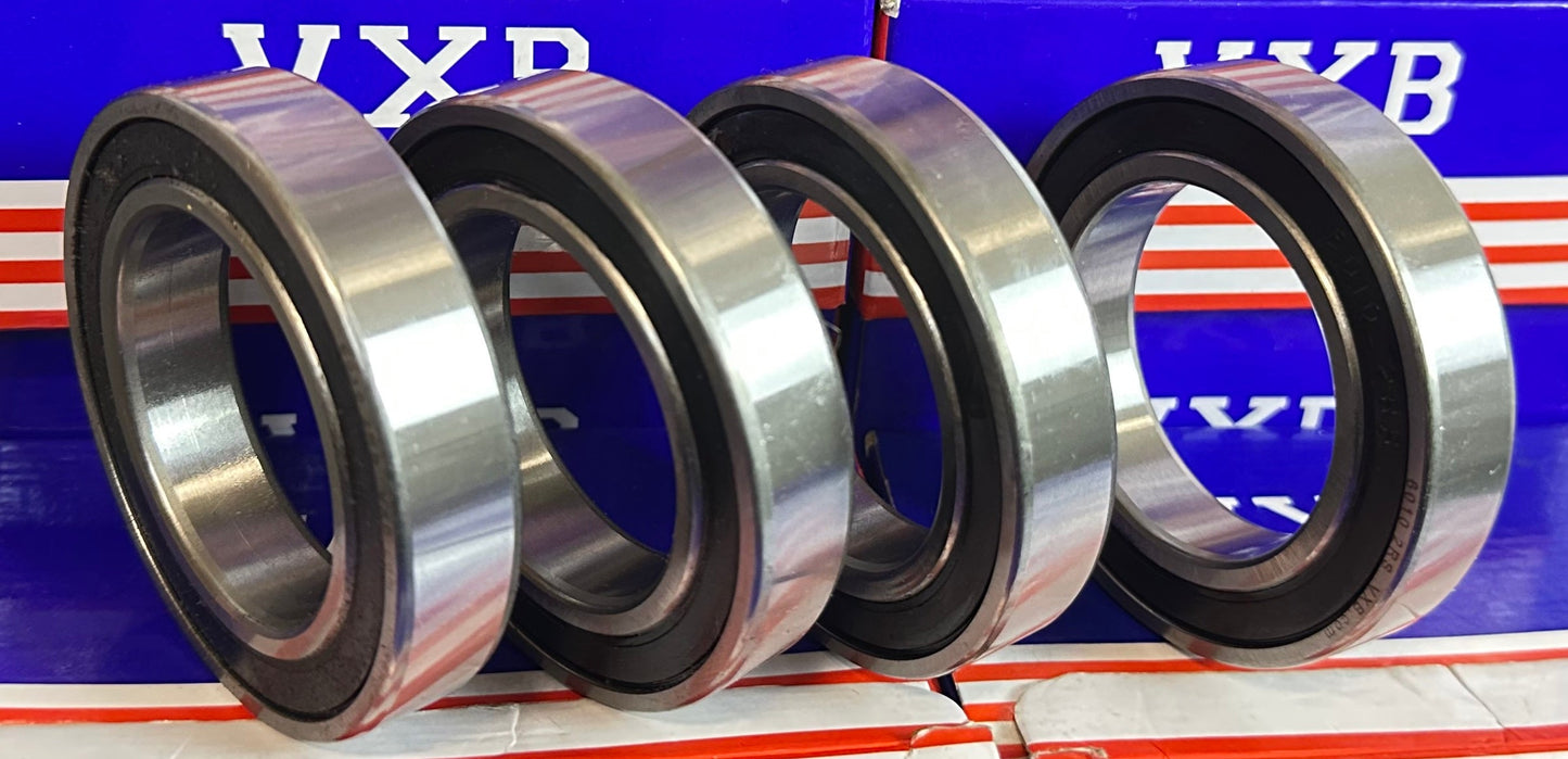 4-Pack 6010-2RS Bearings 50x80x16mm Rubber Sealed Ball Bearing - fast shipping 🇺🇸