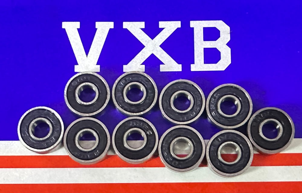 10-Pack Sealed Bearing R3-2RS 3/16" x 1/2" x 0.196" - Miniature Bearing - fast shipping 🇺🇸