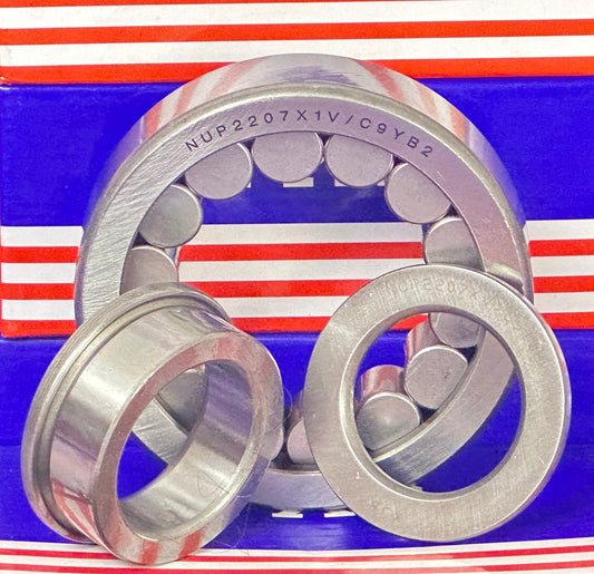 NUP2207X1V/C9YB2 Full Complement Cylindrical Roller Bearing 35x90x23mm - fast shipping 🇺🇸