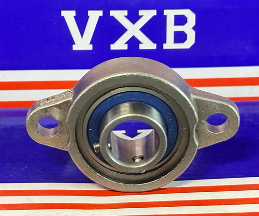 15mm Miniature Flanged Block Stainless Steel Mounted Bearing - fast shipping 🇺🇸