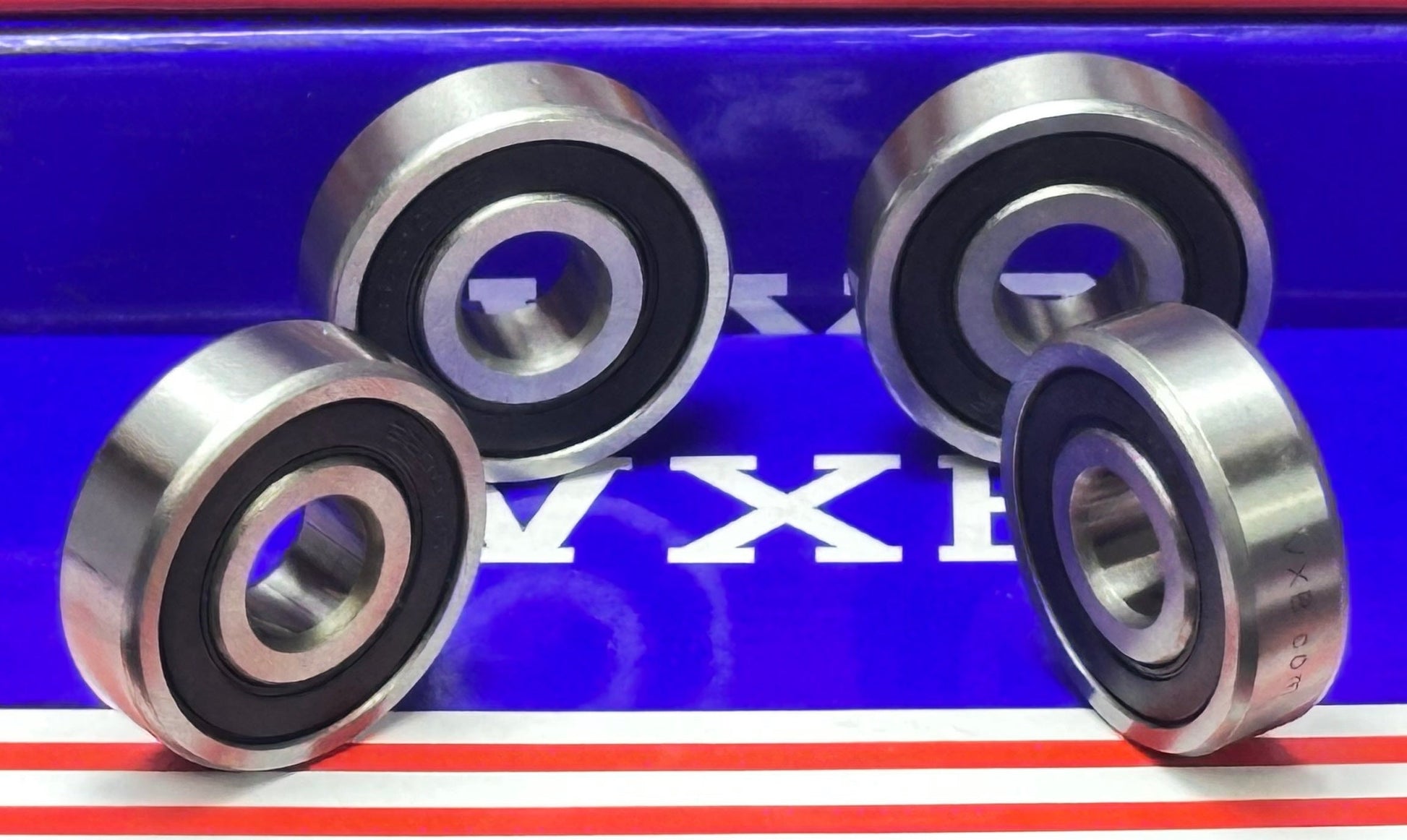 4-Pack 6200-2RS Ball Bearings Dual Sided Rubber Sealed - fast shipping 🇺🇸