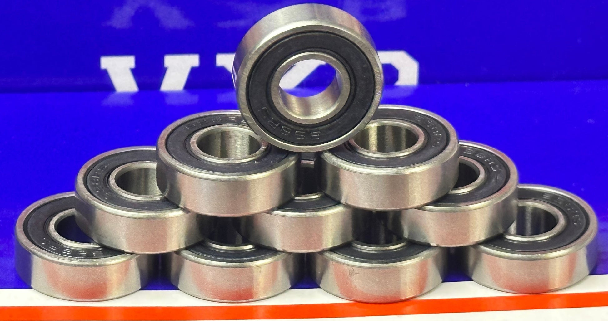 10-Pack 698-2RS 8x19 Sealed 8x19x6 Miniature Bearing - fast shipping 🇺🇸