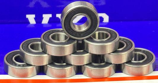 10-Pack 698-2RS 8x19 Sealed 8x19x6 Miniature Bearing - fast shipping 🇺🇸