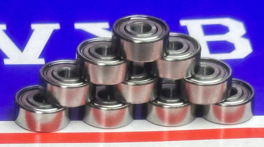 10-Pack Bearings R2ZZ 1/8" x 3/8x5/32 inch 1/8 Inch Bearings - fast shipping 🇺🇸