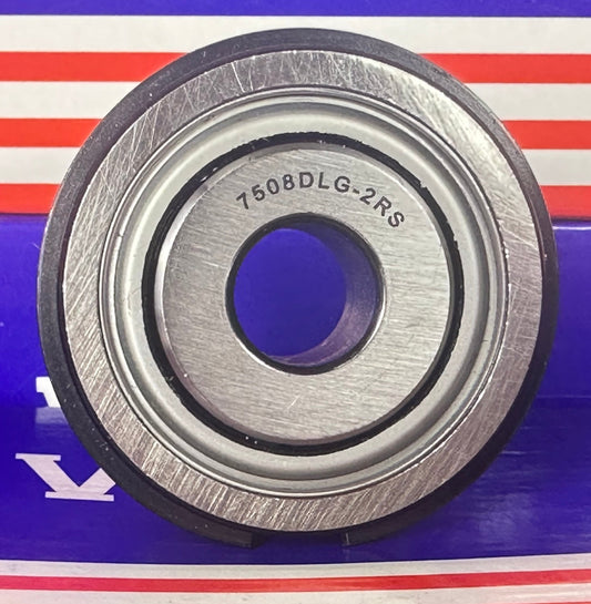 7508DLG-2RS Ball Bearing 1/2" Bore; 1-3/4" x OD. 1/2" - Snap Ring - fast shipping 🇺🇸