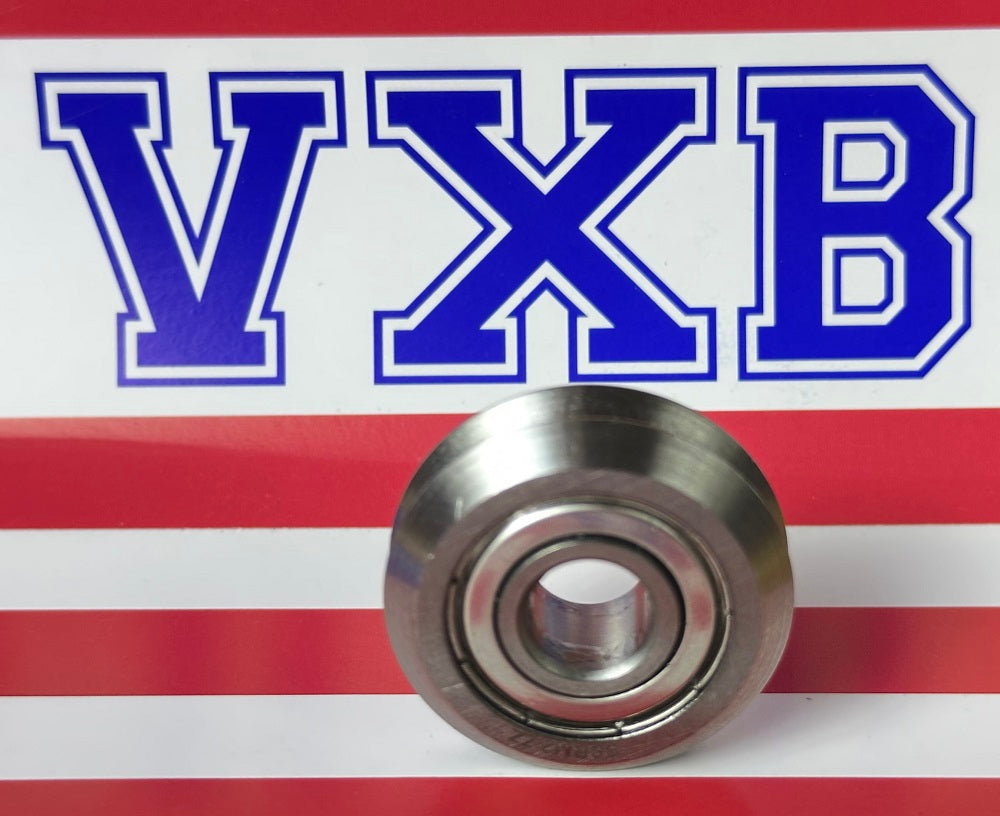 Stainless Steel RM2ZZ 3/8" V-Groove Guide Bearing SSW2-ZZ SSRM2ZZ - fast shipping 🇺🇸