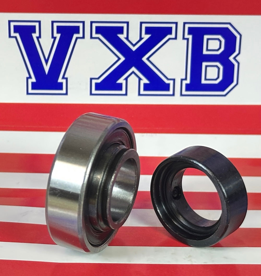 CSA104-12-2RS 3/4" Bore Cylindrical Insert Bearing w/Locking Collar - fast shipping 🇺🇸
