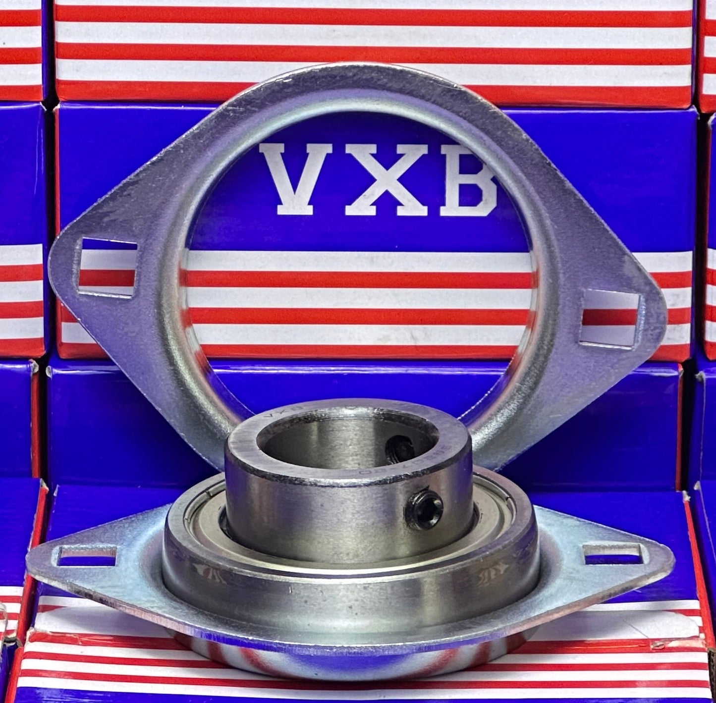 SBPFL207-20 Pressed Steel Bearing 2-Bolt 1-1/4" Flanged Mounted - fast shipping 🇺🇸