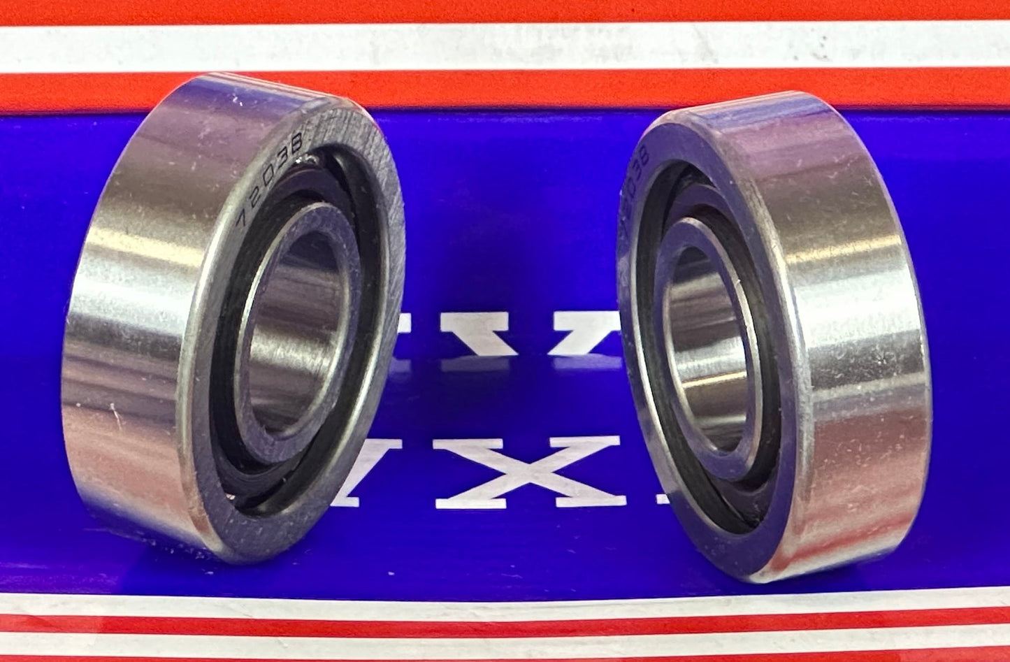 2-Pack Angular Contact Bearings 7203B 17x40x12mm - fast shipping 🇺🇸