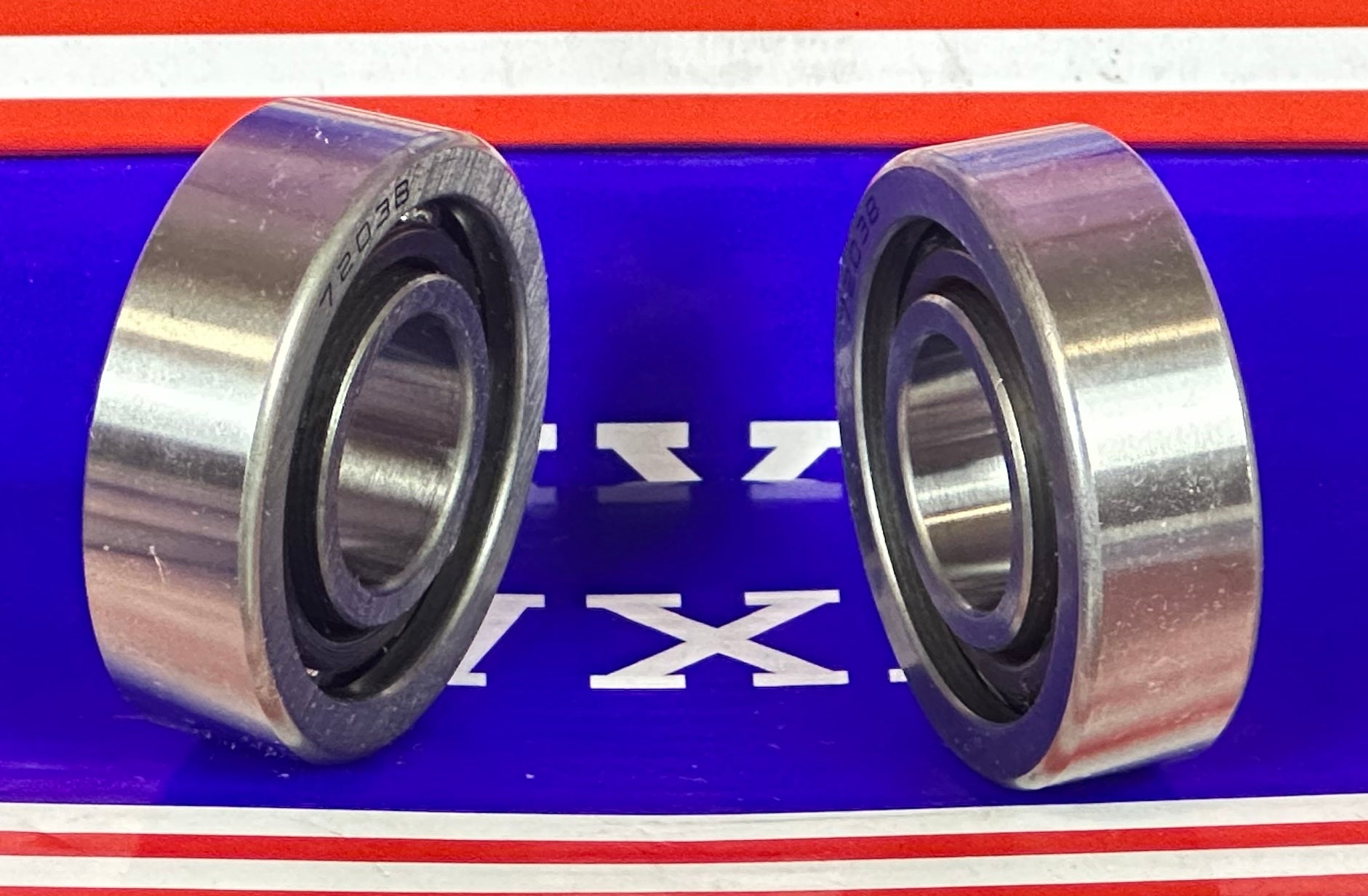 2-Pack Angular Contact Bearings 7203B 17x40x12mm - fast shipping 🇺🇸