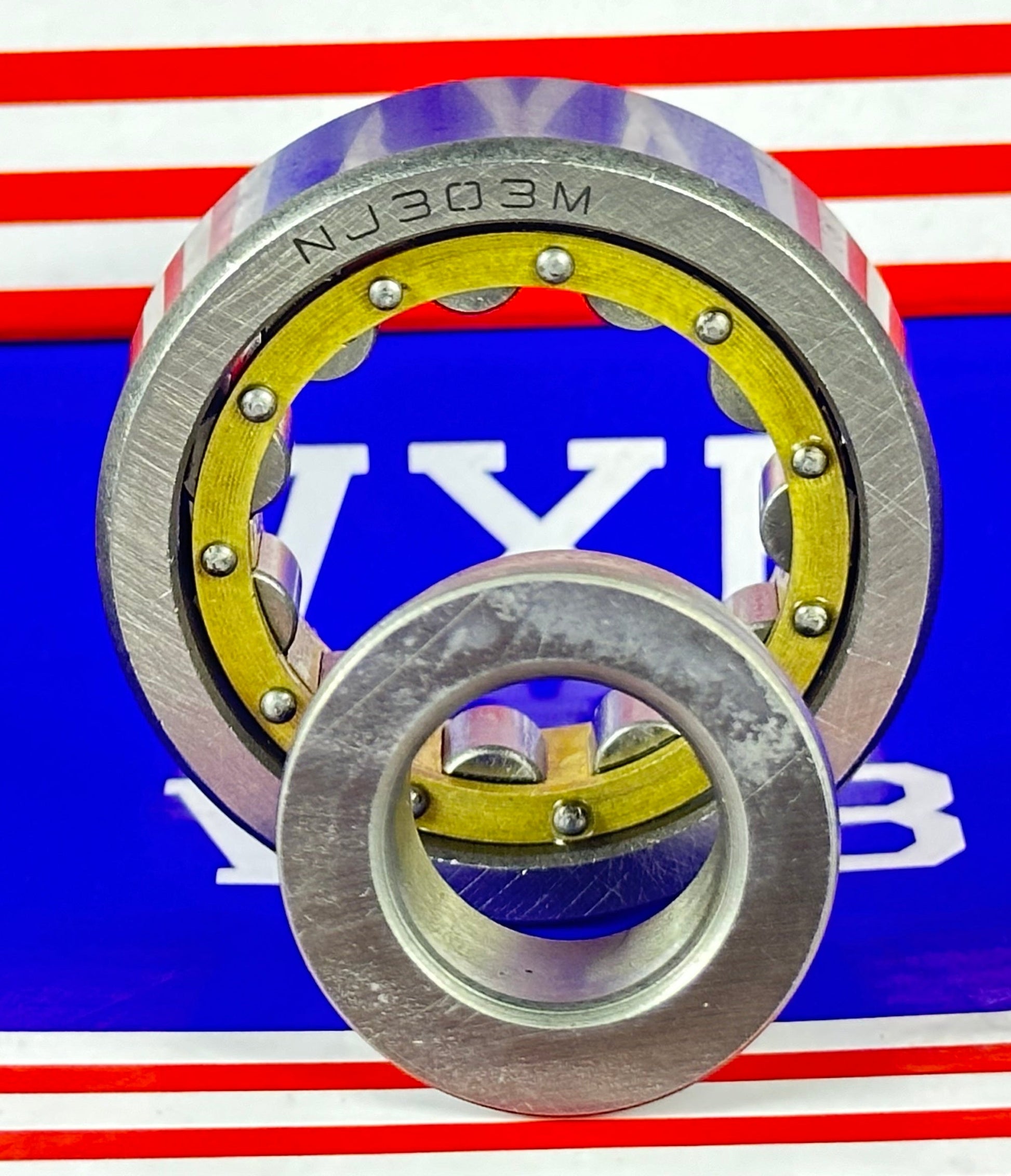 NJ303M Cylindrical Roller Bearing 17x47x14 Cylindrical Bearing - fast shipping 🇺🇸