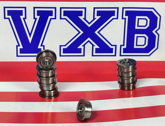 10-Pack Flanged Bearings 3x9x4 - Shielded - Miniature - fast shipping 🇺🇸