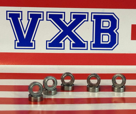 10-Pack 5mm Bore Stainless Steel Shielded Miniature Bearing - fast shipping 🇺🇸