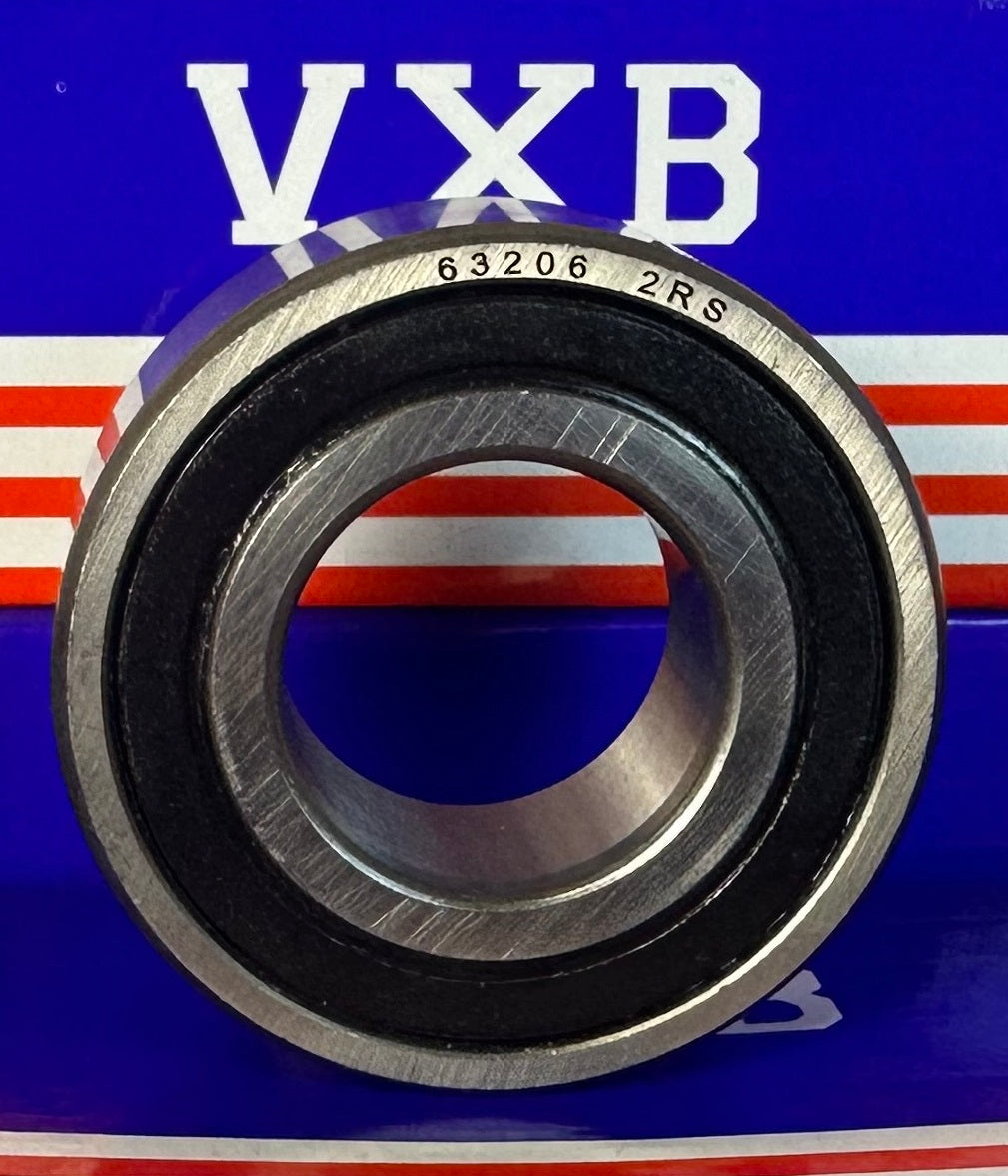 63206-2RS Ball Bearing Double Sealed ID 30mm OD 62mm Width 23.6mm - fast shipping 🇺🇸