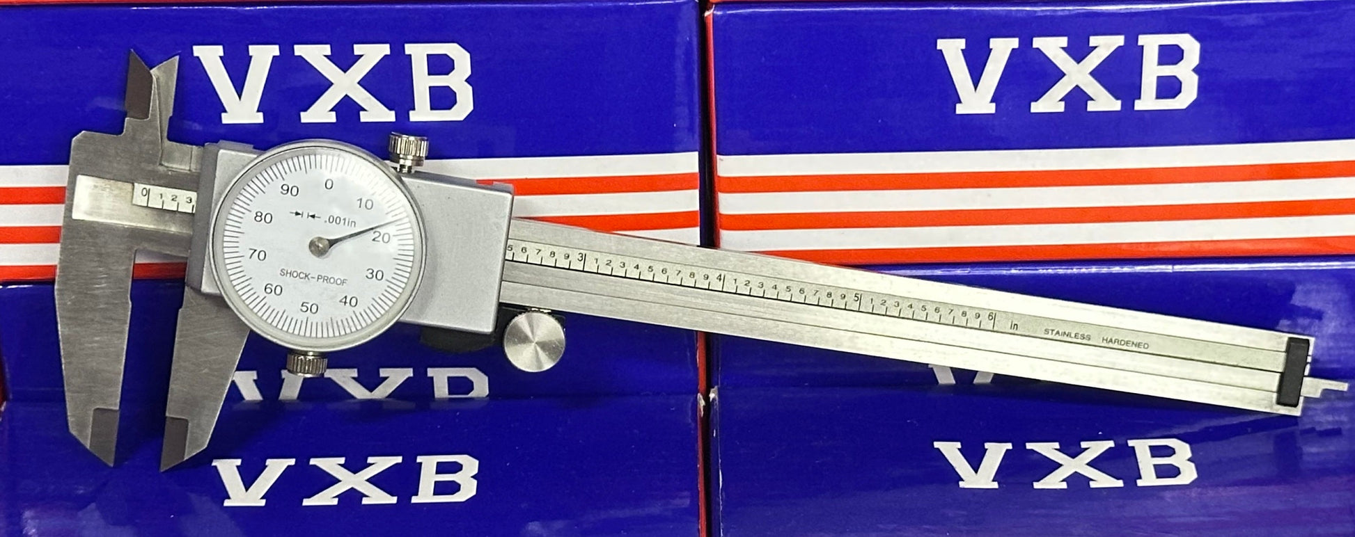Old School Precision Dial Vernier Caliper Gauge Inch Measuring Tool 0-6" - fast shipping 🇺🇸