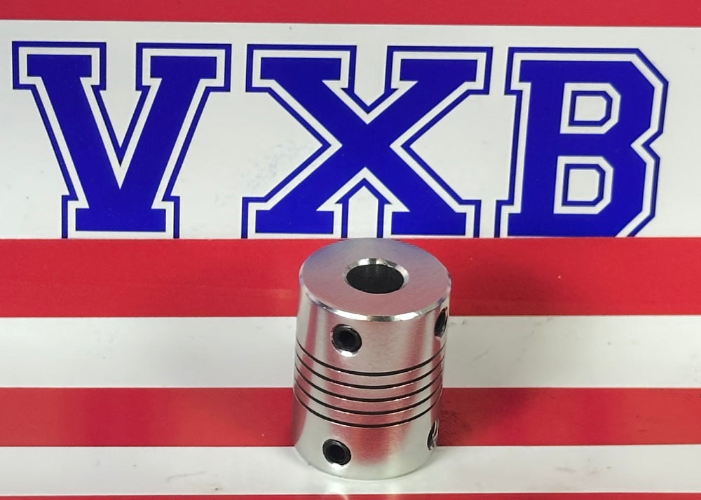 Flexible Parallel Aluminium Jaw Shaft CNC Coupling D19-L25-5x7MM - fast shipping 🇺🇸