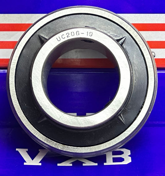 UC206-19 Bearing Insert 1 3/16 Inch Mounted - fast shipping 🇺🇸