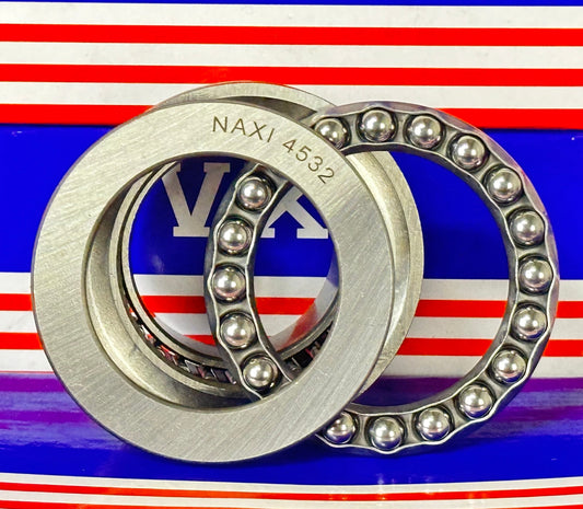 NAXI 4532 Combined Needle Roller - Thrust Ball Bearing Bore:45mm x width:32mm - fast shipping 🇺🇸