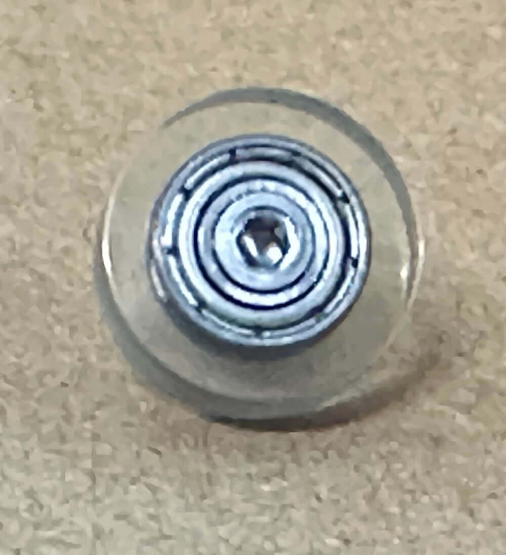 PU4x13x4ZZ C1 L5 Bearing – Soft Green PU Coated - M4 Stud – 4mm x 13mm x 4mm - fast shipping 🇺🇸