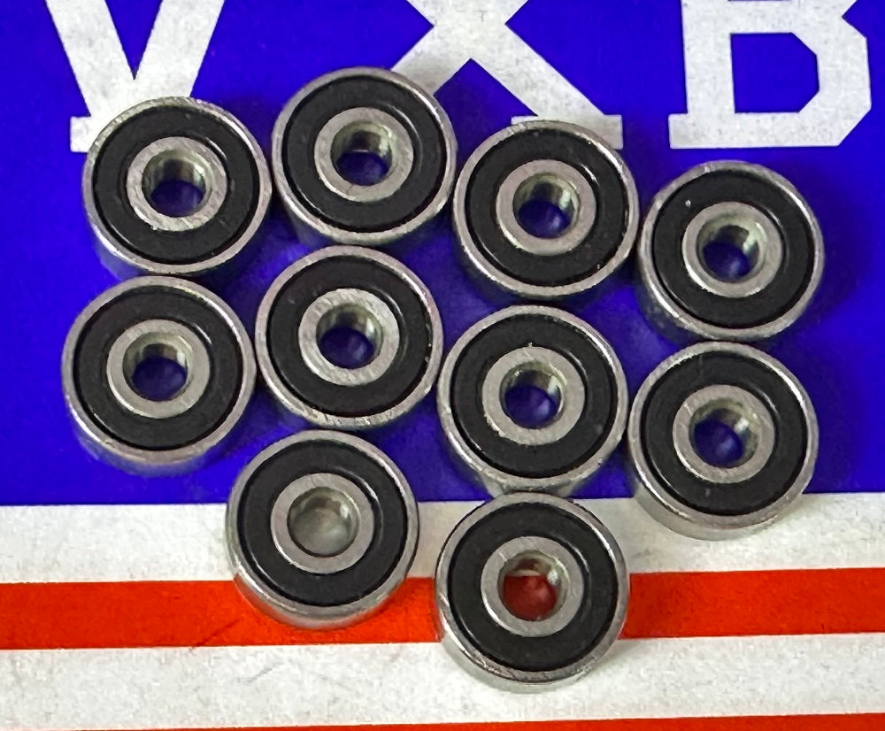 10-Pack 623-2RS Bearings 3x10x4 Miniature Ball Bearing - fast shipping 🇺🇸