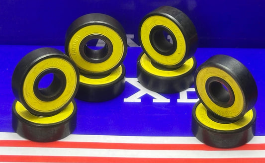 8-Pack Sealed Skateboard Blacked Bearing - fast shipping 🇺🇸