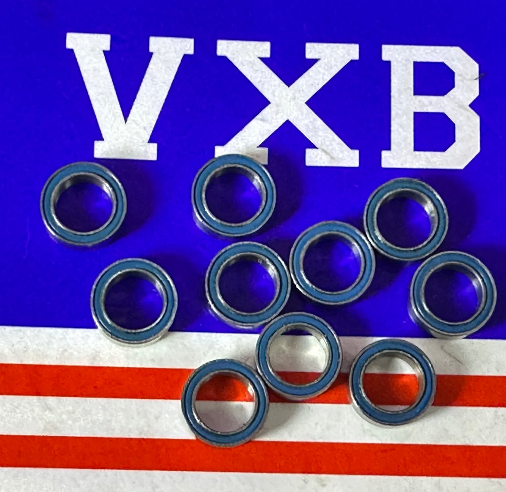 10-Pack Sealed Bearings R168-2RS 1/4x3/8x1/8 inch Miniature - fast shipping 🇺🇸