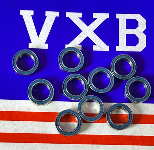 10-Pack Sealed Bearings R168-2RS 1/4x3/8x1/8 inch Miniature - fast shipping 🇺🇸