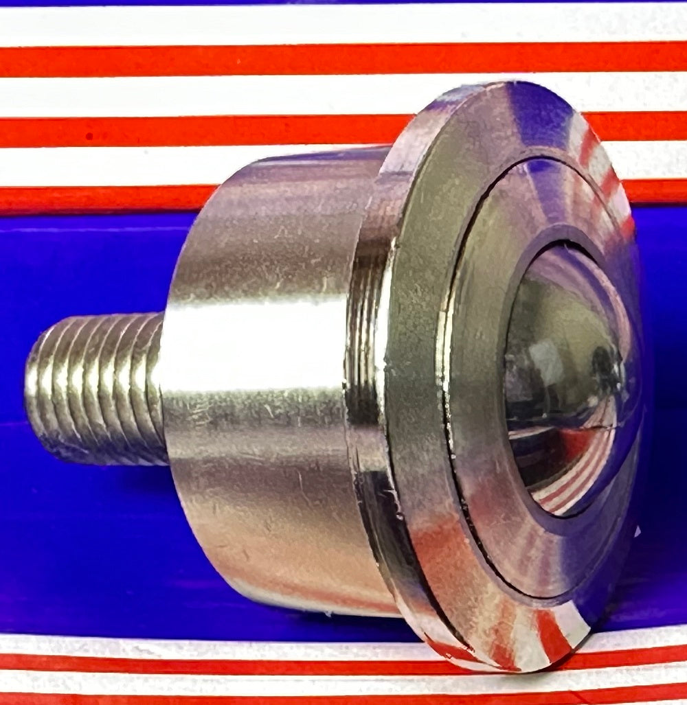 440 lbs Load Capacity Heavy Duty Machined Steel Ball Transfer Unit - M10 Threaded Bolt Bearing Transfer - fast shipping 🇺🇸