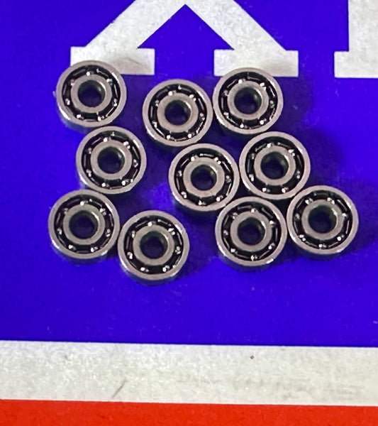 10-Pack 1.5x5x2 Stainless Steel Open Miniature Bearing - fast shipping 🇺🇸