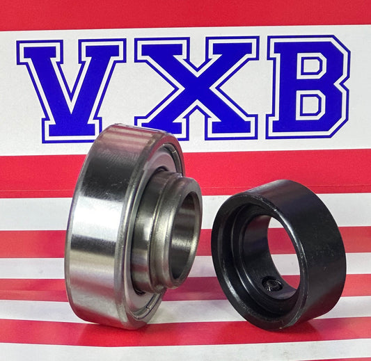 CSA204 20mm Bore Cylindrical Insert Bearing w/Locking Collar - fast shipping 🇺🇸