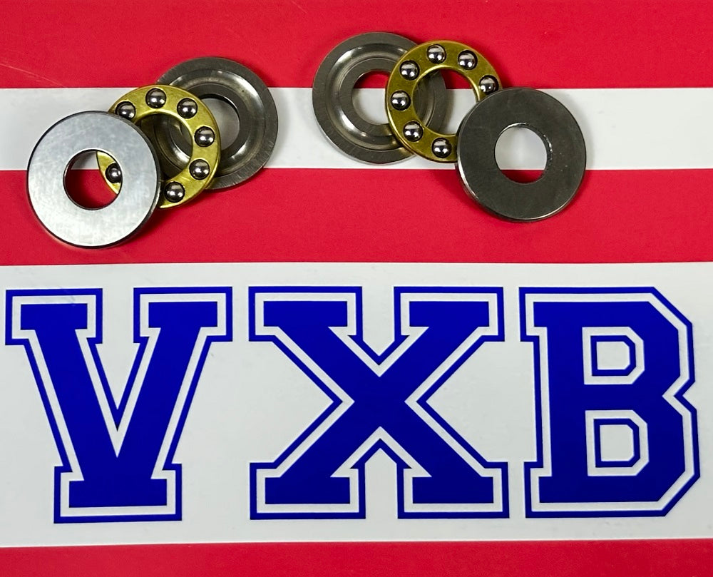2-Pack 7x17mm Thrust Ball Bearings 7x17x6mm Miniature - fast shipping 🇺🇸