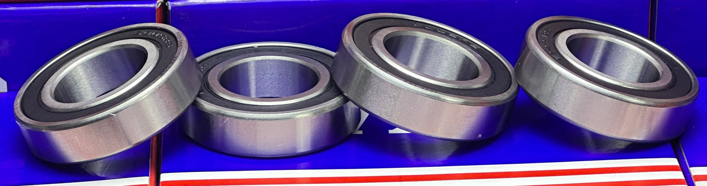 4-Pack 6005-2RS Ball Bearings - 25x47x12mm - Rubber Sealed - fast shipping 🇺🇸