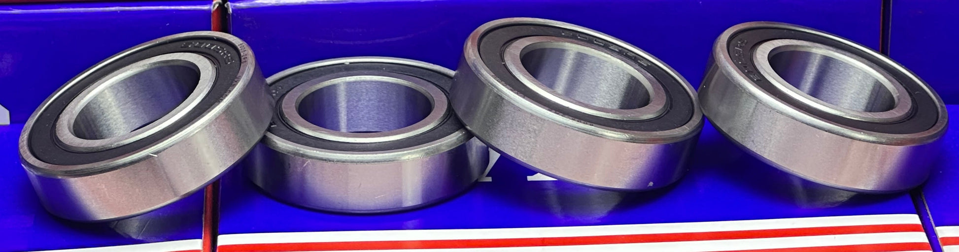 4-Pack 6005-2RS Ball Bearings - 25x47x12mm - Rubber Sealed - fast shipping 🇺🇸