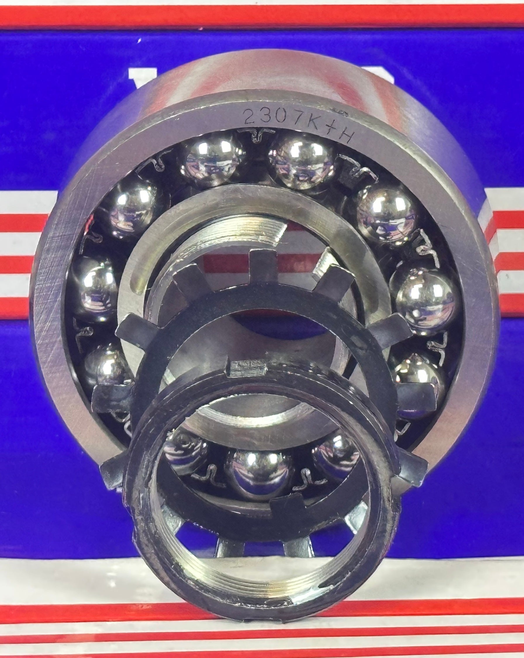 2307K+H Tapered Self Aligning Ball Bearing - Adapter Sleeve 30x80x31mm - fast shipping 🇺🇸