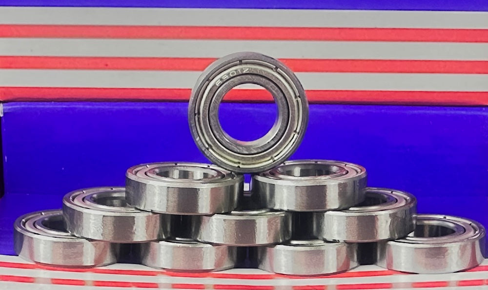 10-Pack 61901ZZ 12x24x6mm Double Shielded Bearing - fast shipping 🇺🇸