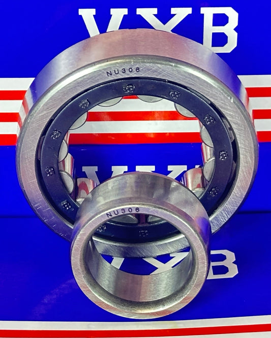 NU306 Cylindrical Roller Bearing 30x72x19 Cylindrical Bearing - fast shipping 🇺🇸