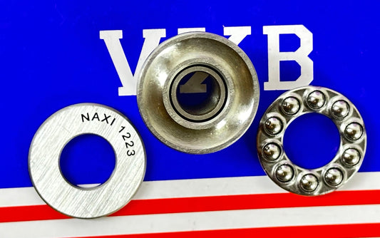 NAXI 1223 Combined Needle Roller - Thrust Ball Bearing 12x24x23mm - fast shipping 🇺🇸